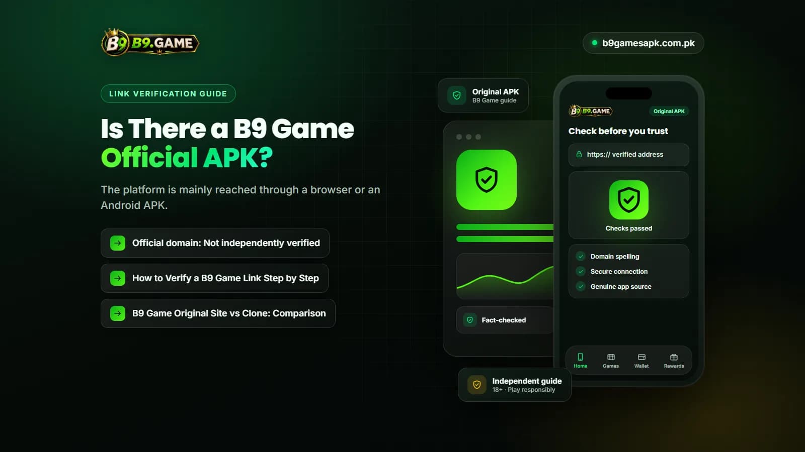 Checking whether a B9 Game APK is original