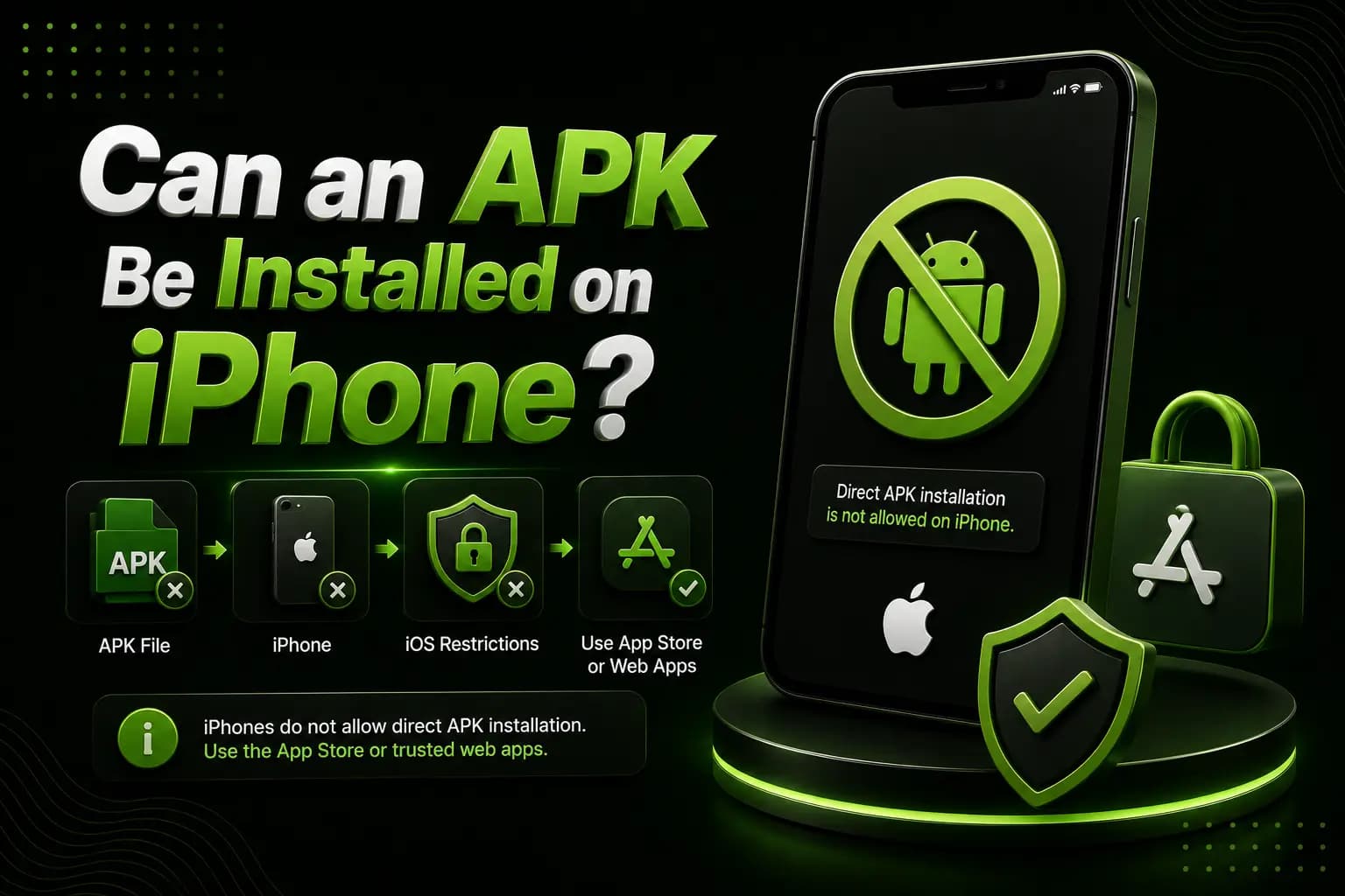 APK on iPhone Can an APK be installed on iPhone