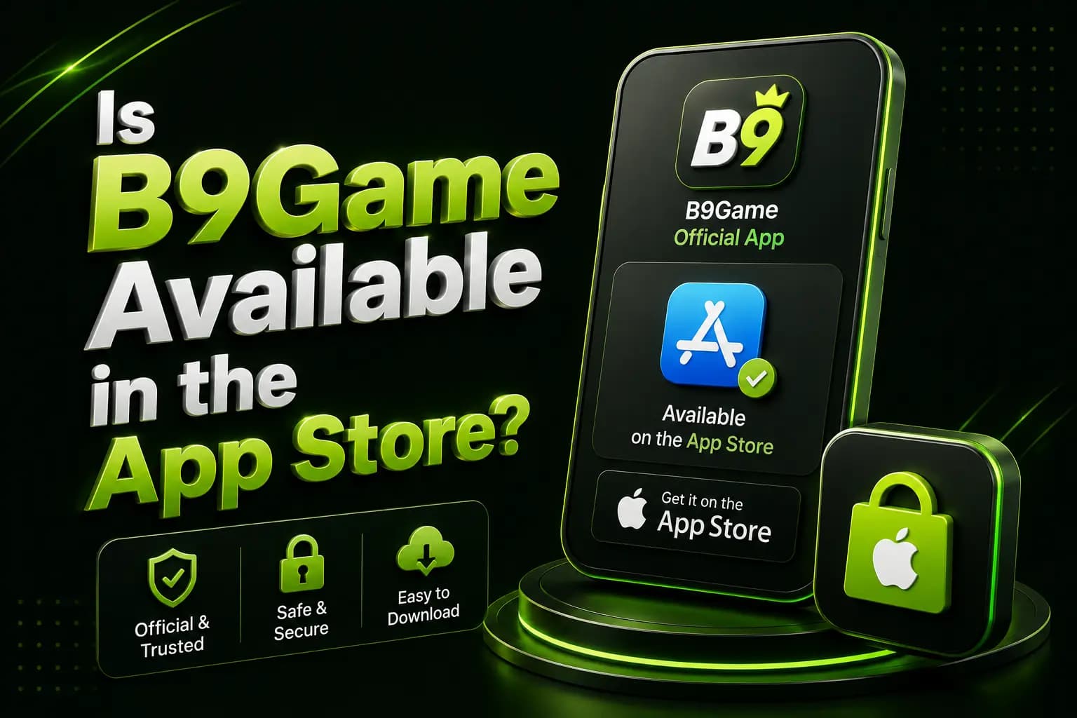 App Store Listing Is B9Game available in the App Store
