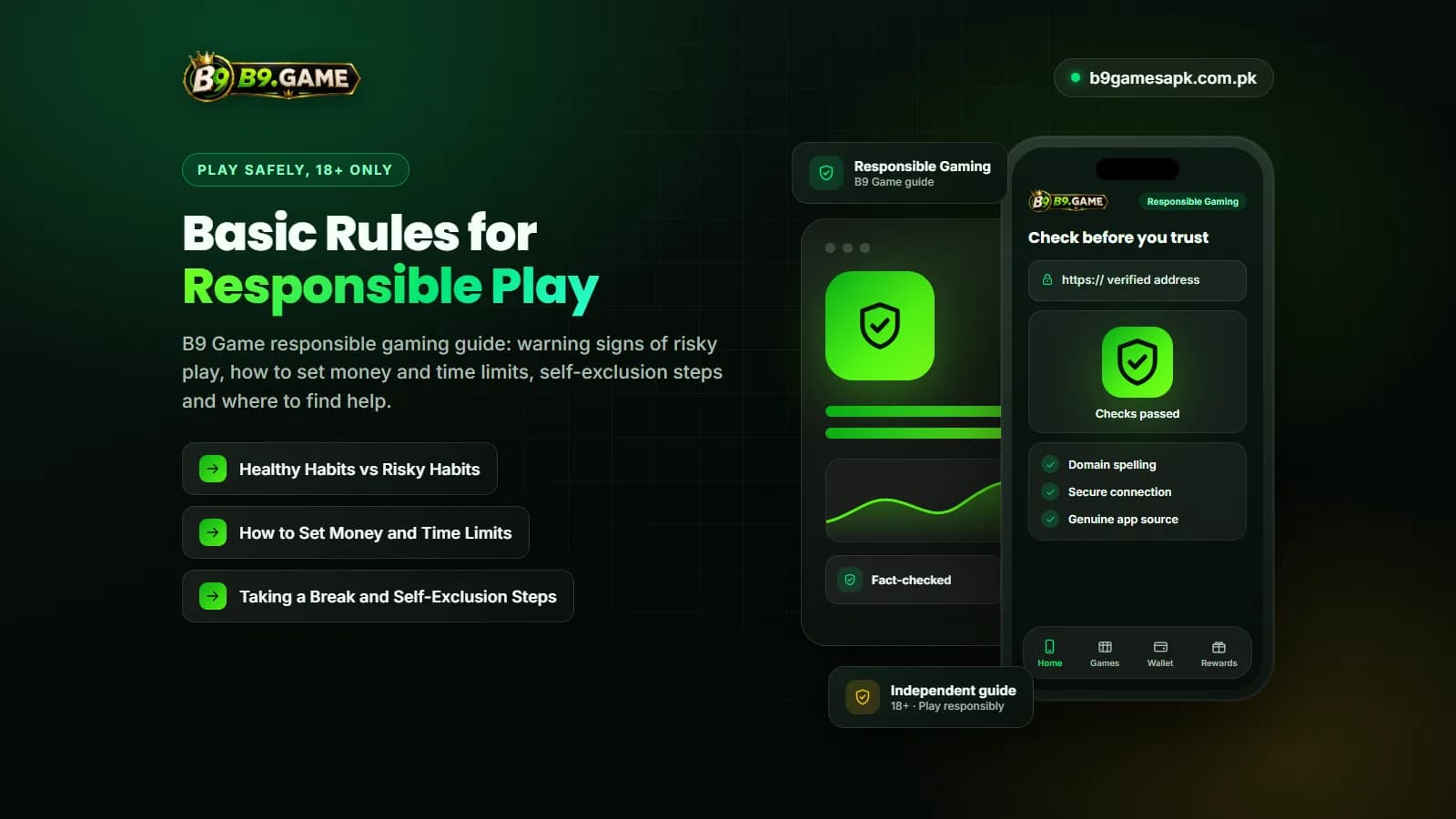 Responsible Gaming Shield icon representing responsible gaming and safe play limits