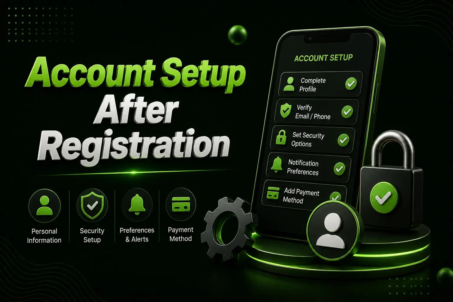 Account Setup Account setup after B9Game registration