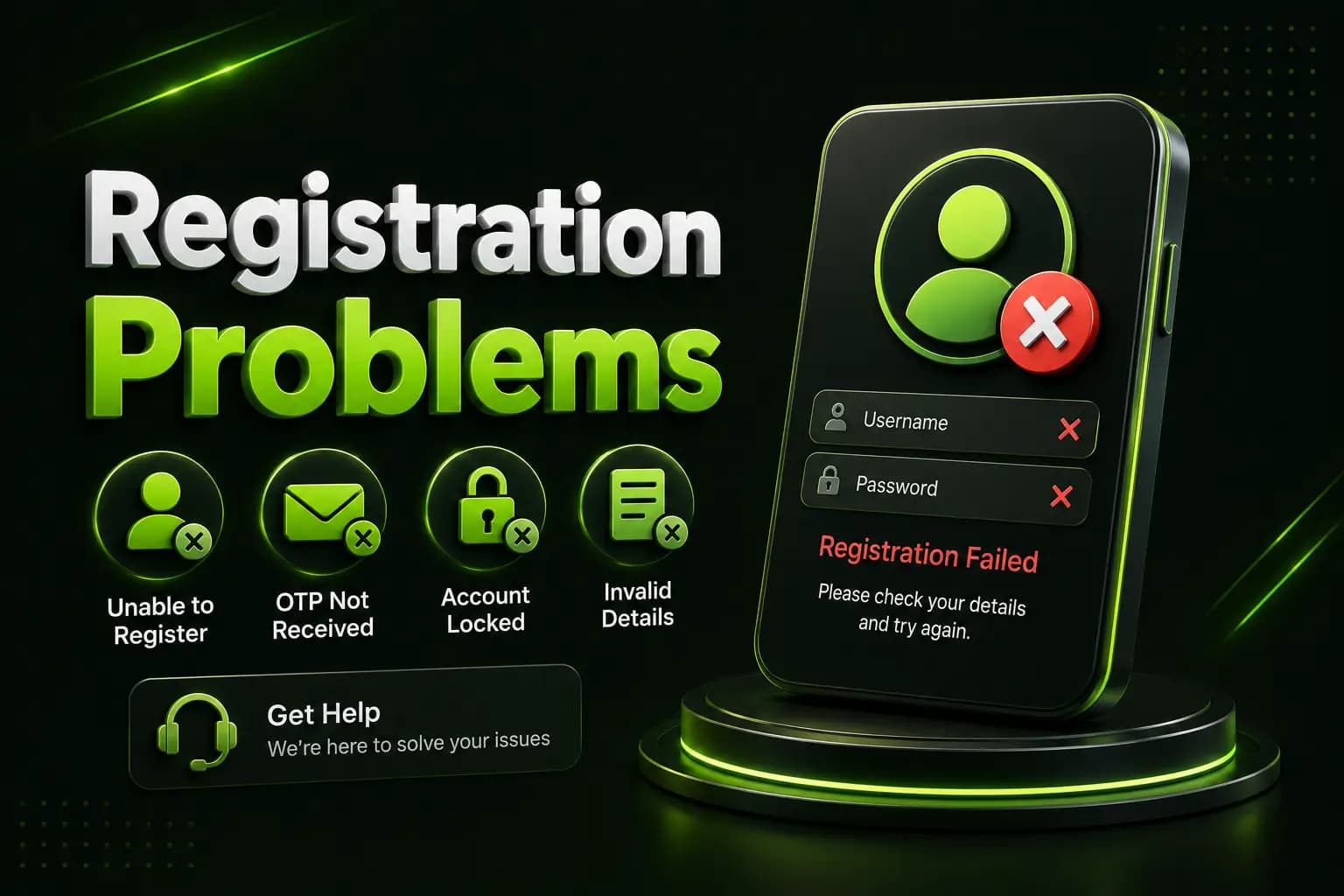 Registration Problems Common B9Game registration problems